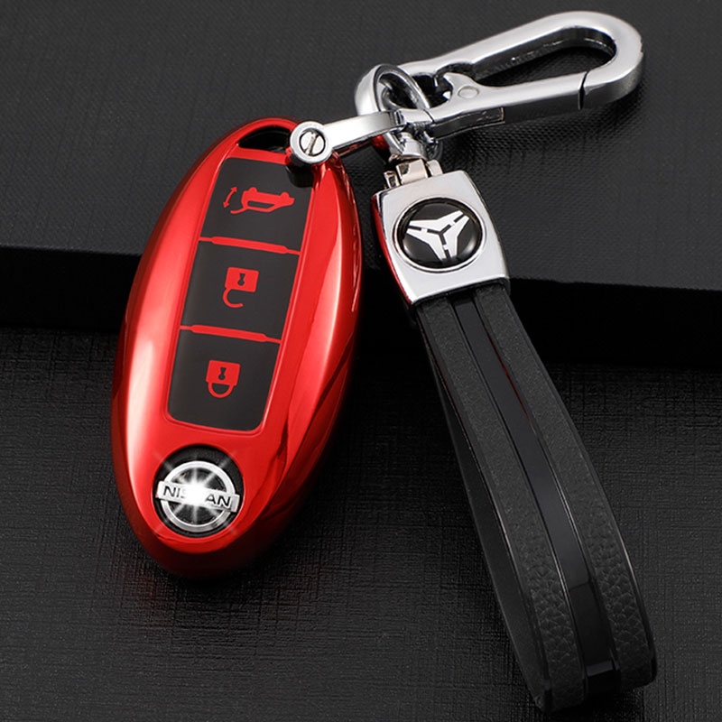 Tas Holder Kunci Untuk Nissan Qashqai X-Trail T32 T31 Juke J10 J11 Kicks Tiida Versa Pathfinder Note