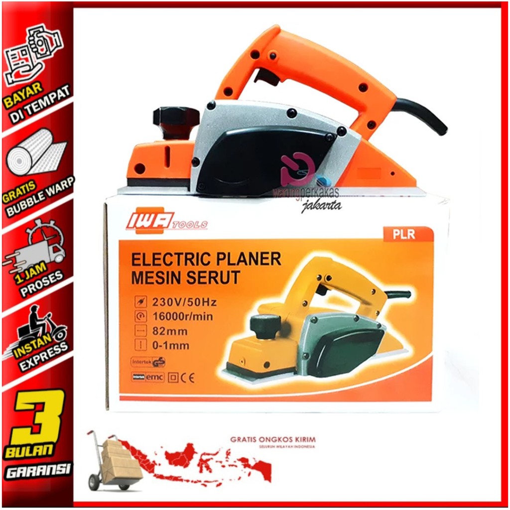 NEW Iwa Tools Mesin Planner - Mesin Ketam - Serut Kayu Listrik MAKTEC