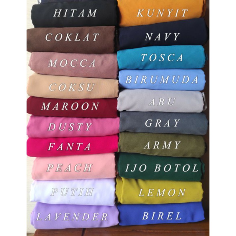 UK 200x75 Pashmina Jumbo Wolfis Italiano Ala Sabyan Malay Crepe Stretch Polos-1