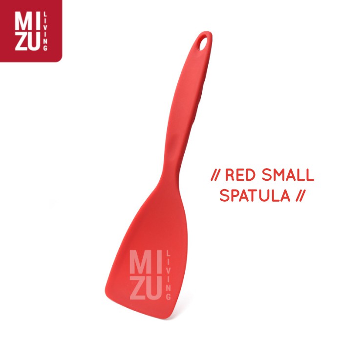 FULSILI Silicone Spatula Kitchen Sutil Silikon Anti-Lengket BPA-Free-RED SPATULA S