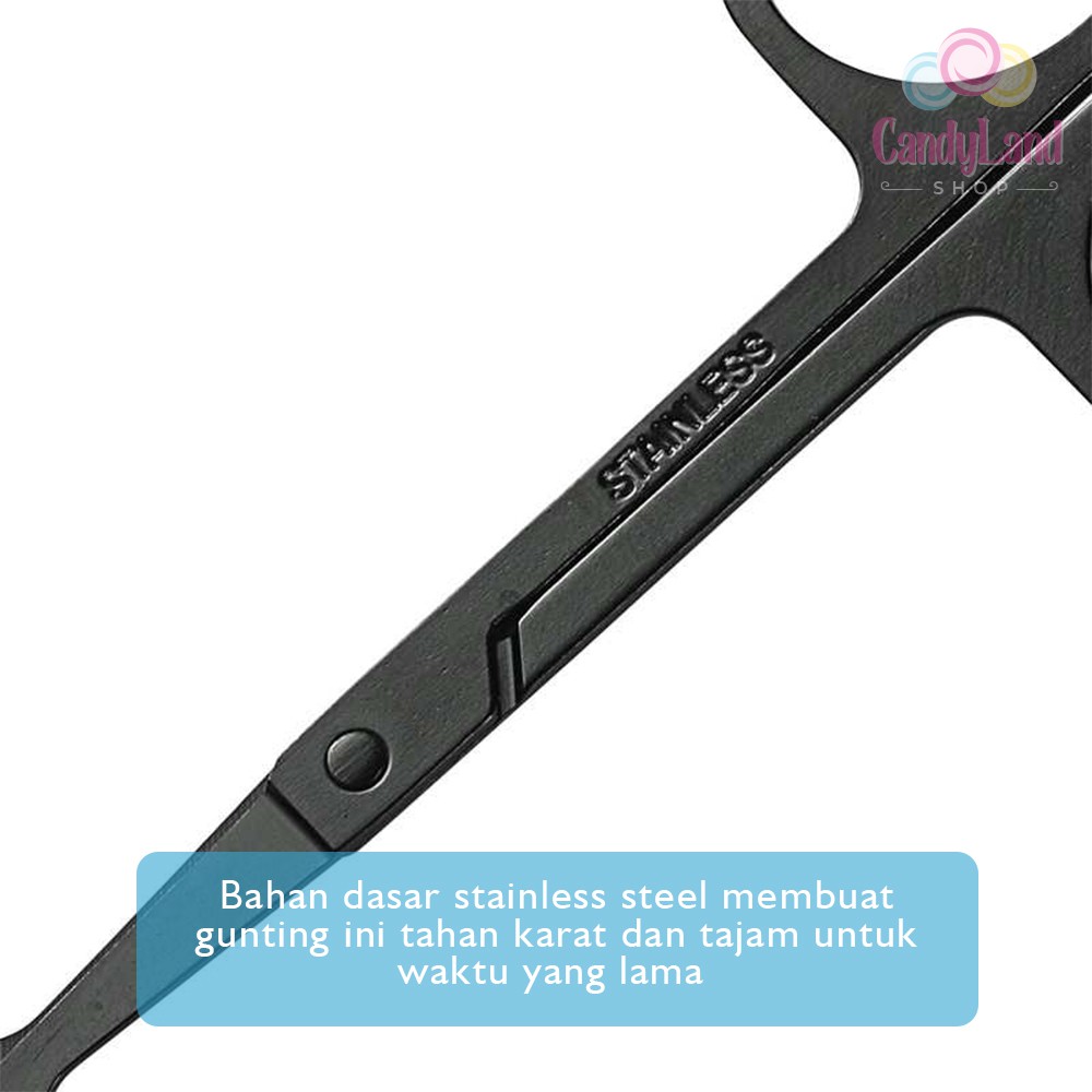 Gunting Cukur Pemotong Bulu Hidung Kumis Rounded Tip Stainless