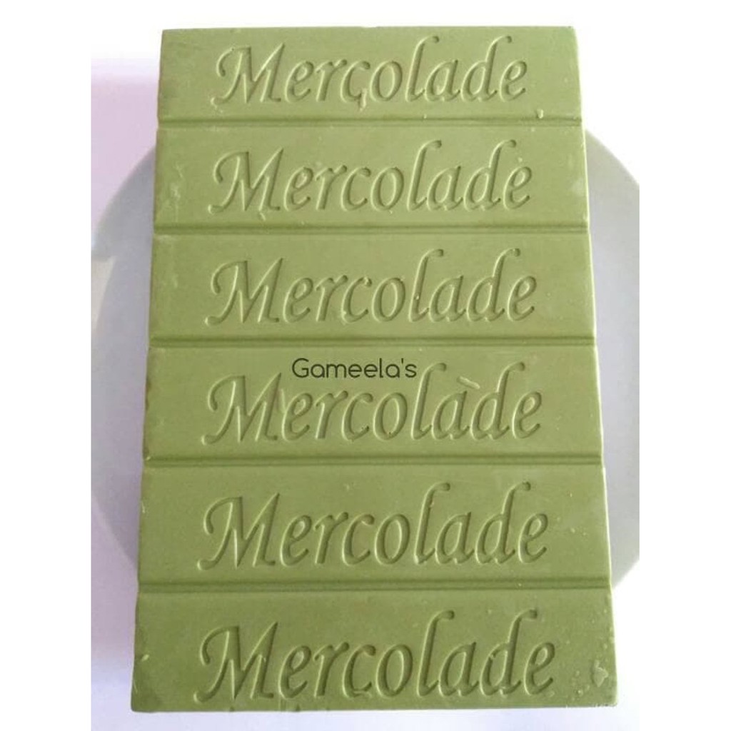 PROMO Shopee ECERAN CHOCOLATE COKLAT BATANGAN MERCOLADE GREEN TEA POTONGAN