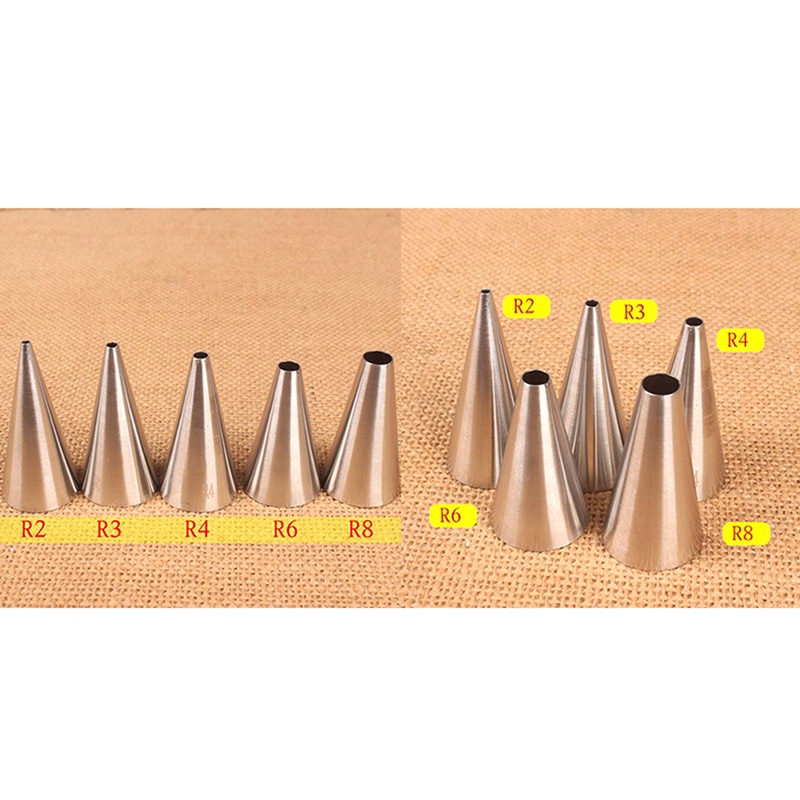 5 Pcs Nozzles Icing Piping Untuk Dekorasi Kue