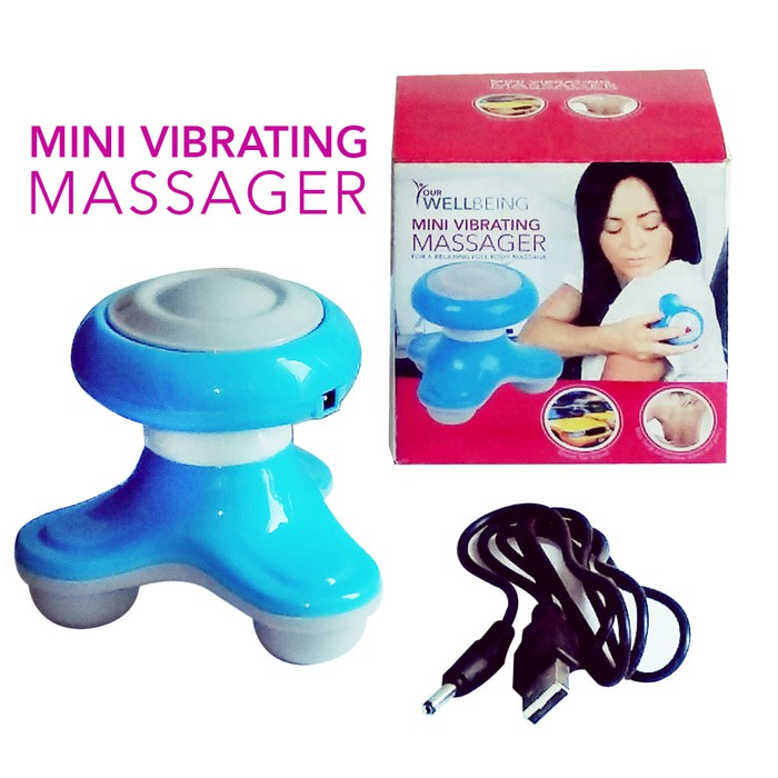 WELLBEING ALAT PIJAT GETAR MINI GETARAN VIBRATING MASSAGER VIBRATE