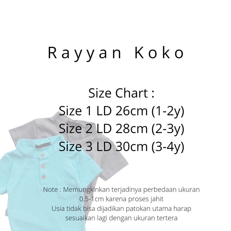 Baju Lebaran Koko Kurta Anak Laki Laki Baju Muslim Anak Laki Laki 1 2 3 4 Tahun