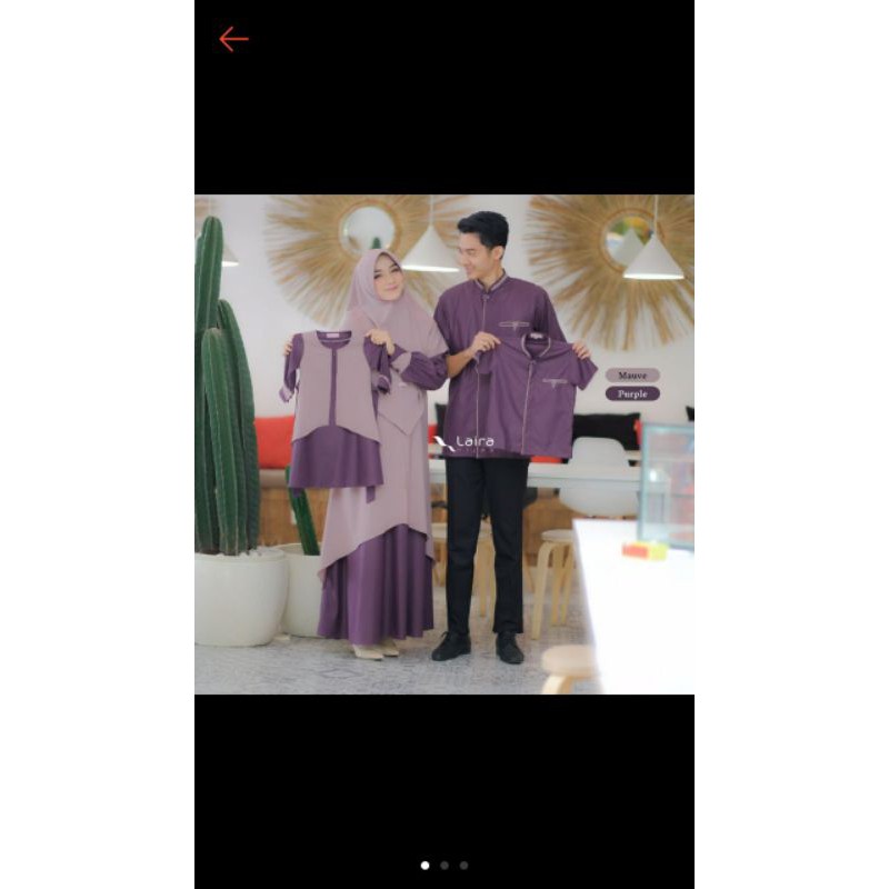 Family set Lebaran model Zaky Zakiya  (pelunasan User)