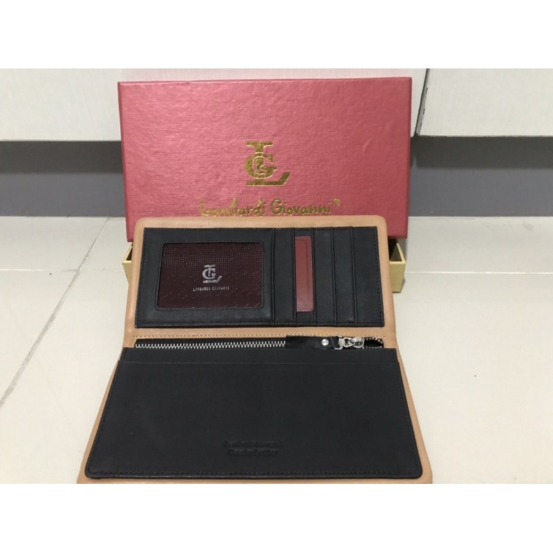 DOMPET KULIT PANJANG LOMBARDI GIOVANNI HITAM