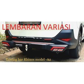 Tanduk Belakang Towing Bar Rhinos Bumper Guard Mobil Toyota Rush