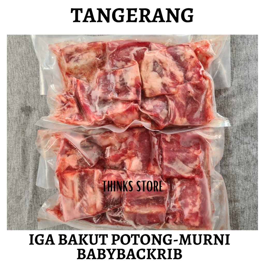 

Daging Babi - Iga Babi - Bakut Babi - Babyback Ribs - Iga Babi Potong kecil Sup