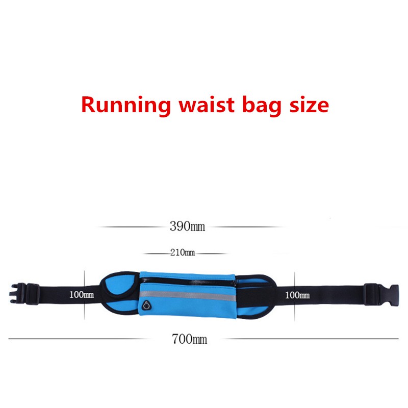 TANLE Tas Ikat Pinggang Lari Water Proof 1 Kantung Go Belt Running Belt Tas tahan air