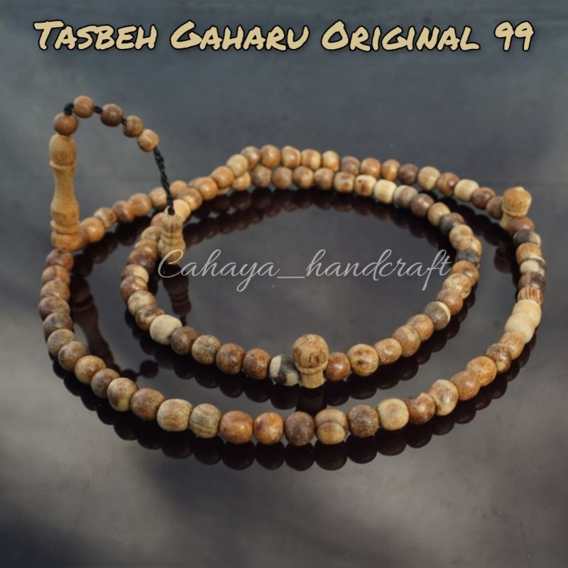 Tasbih Kayu Gaharu 8MM Original Harum