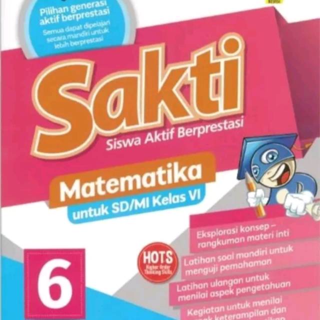 Buku Sakti Matematika kelas 6 Penerbit Erlangga