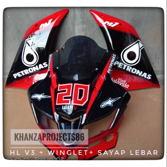 HL V3+winglet + fairing samping pnp R15