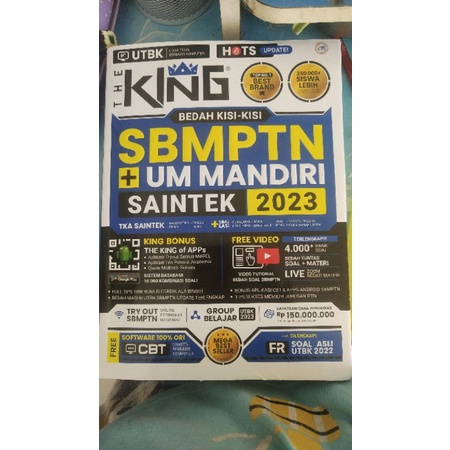 THE KING SBMPTN 2023 SAINTEK semi preloved