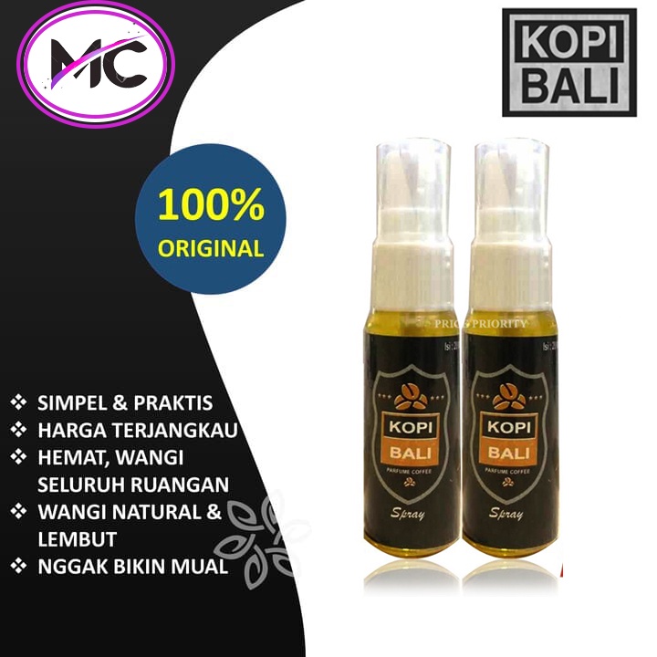 Parfum Kopi Bali Mobil Spray Pengharum Mobil Ruangan Pewangi Botol Ori 20ml Jaket Helm Kopi Aroma Kopi Relaksasi