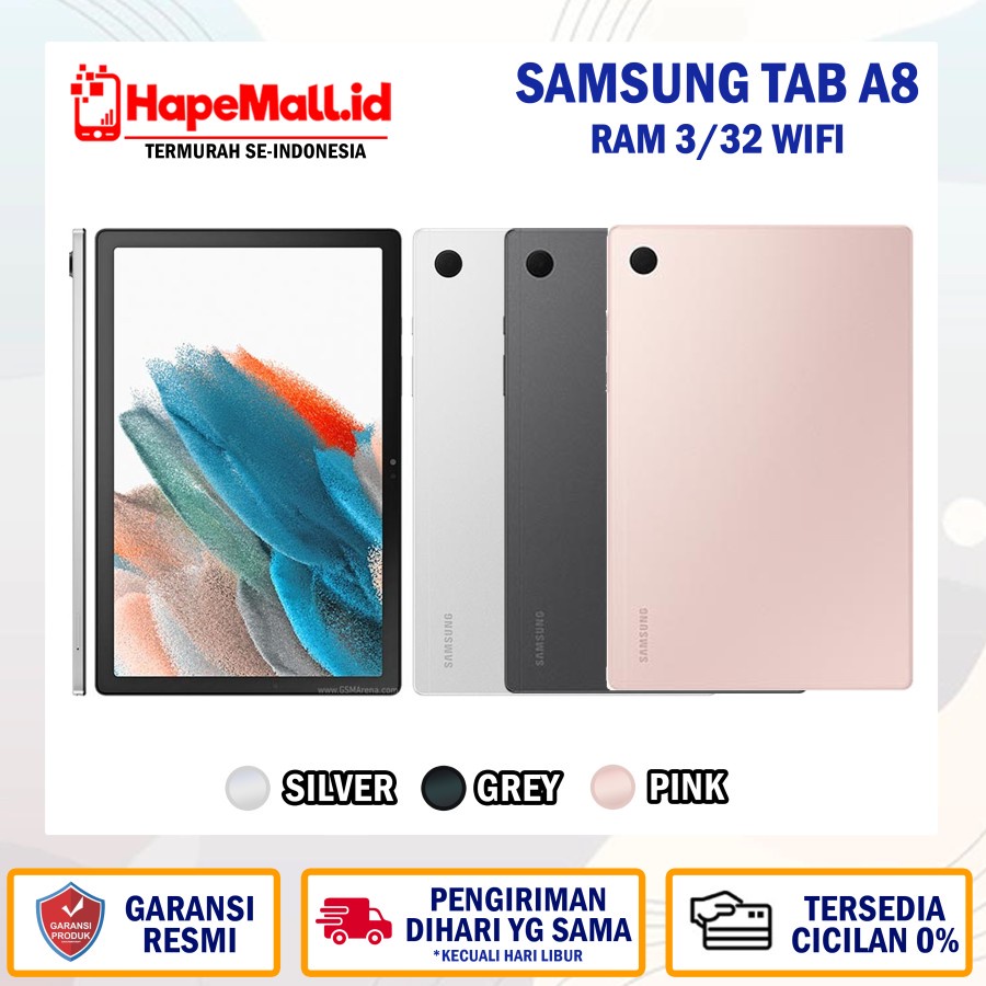 Samsung Galaxy Tab A8 WiFi 3GB 32GB 2022 Garansi RESMI TERMURAH