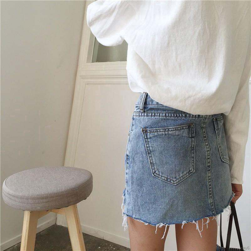  Bayar Di Tempat Rok  Pendek  Model  High Waist Asimetris 
