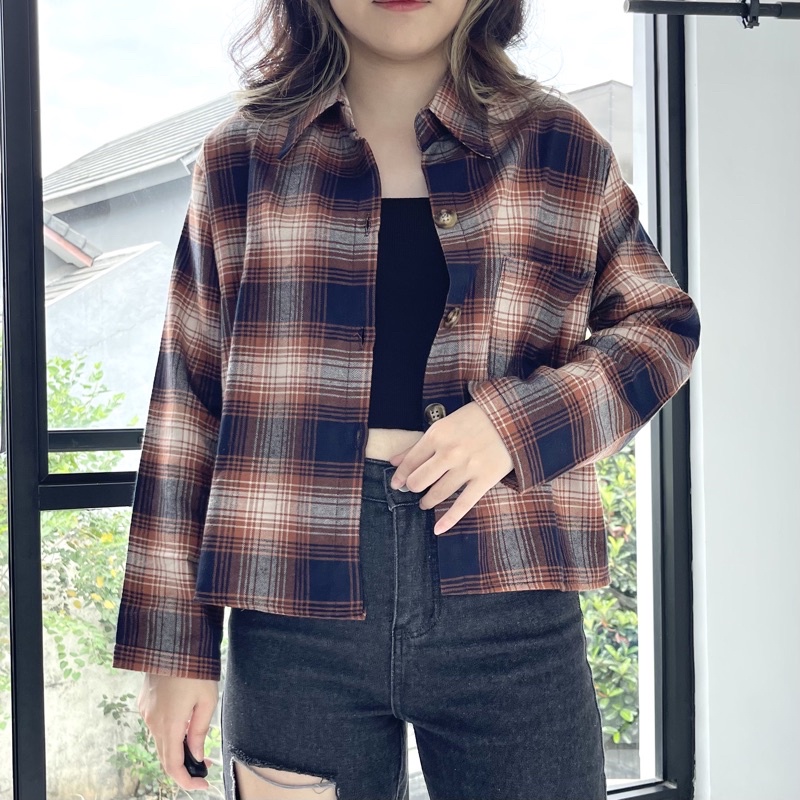 TARTAN FLANEL SHIRT KEMEJA KOTAK / devilknitwear devilknit_id-KIRA