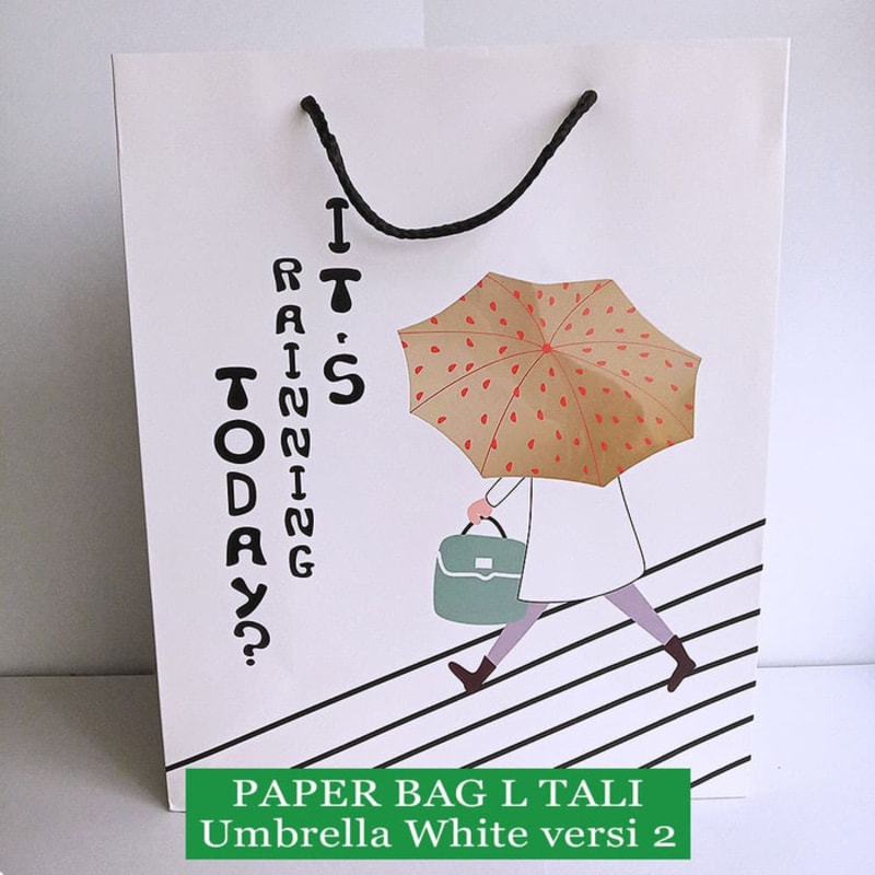 

Paper Bag Tali Motif / Tas Kertas Kado / Tas Ultah- L Girl