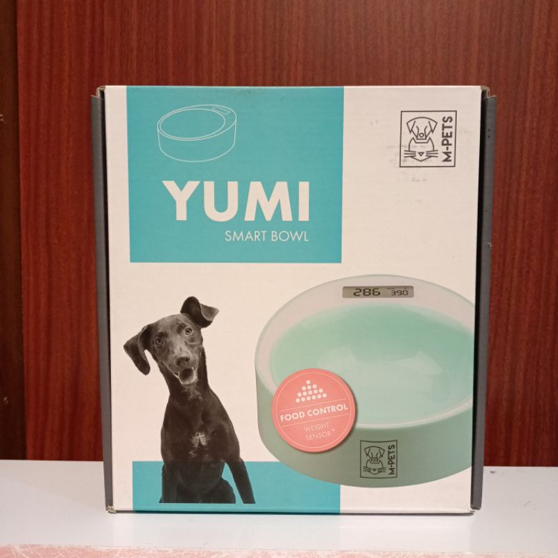 M-Pets YUMI Smart Bowl Food Control Weight Sensor up to 2kg / Tempat Makan Timbangan