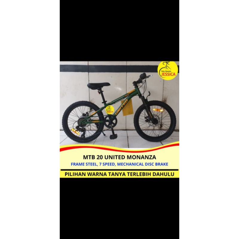 Sepeda Anak MTB 20 United Monanza murahh
