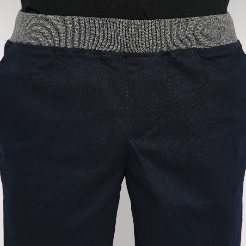 ESCROW CELANA PENDEK CHINO RIB NAVY BIRU TUA