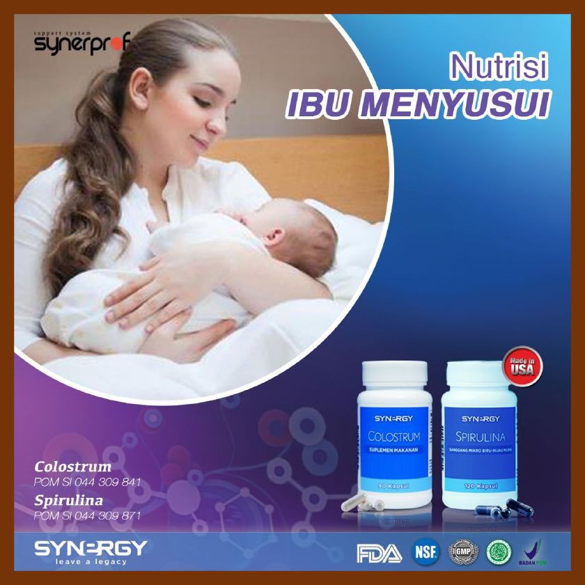 Spirulina + Colostrum - Suplemen Ibu Hamil Dan Menyusui