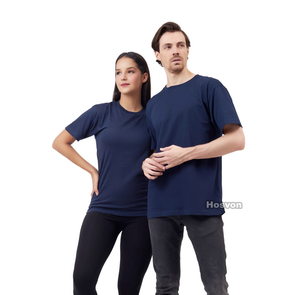 BIG SIZE XXXXL - Kaos Polos Lengan Pendek Katun Combed 20s (PRIA &amp; WANITA)