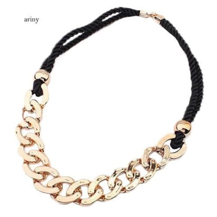 Kalung rantai emas ropes gold chain necklace rapper