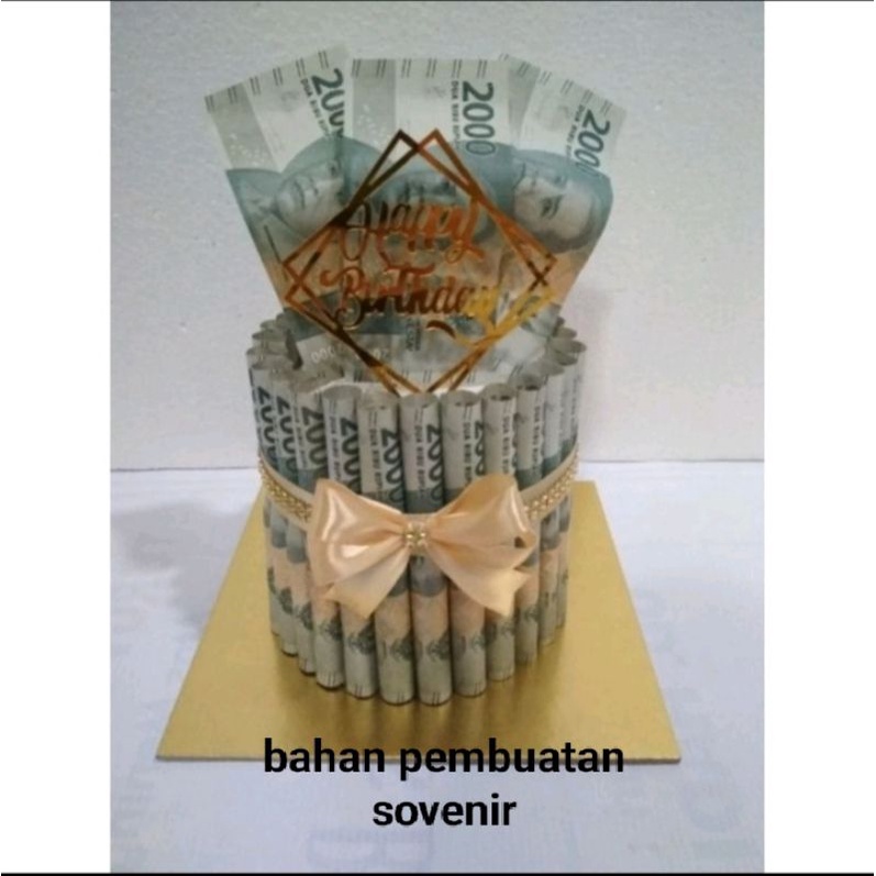 

BAHAN UNTUK MEMBUAT SOVENIR MONEY CAKE 2 K