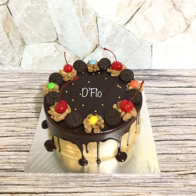 

Kue ultah #blackforest #oreo