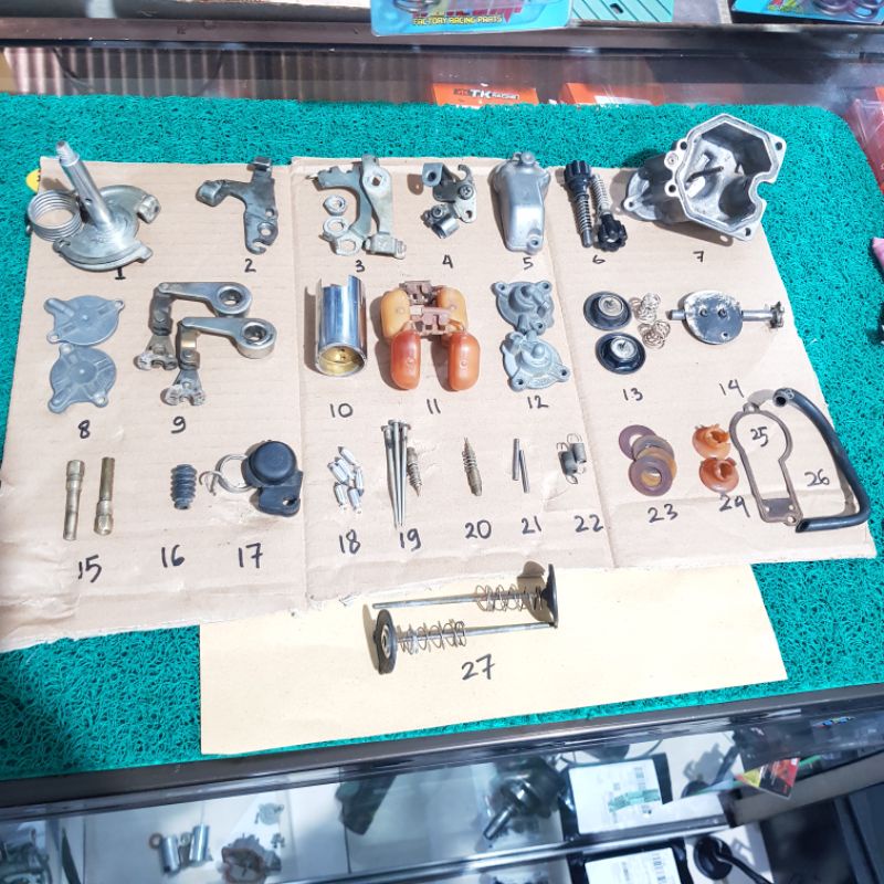 Karbu Tiger Kelengkapan karbu TIGER ORI COPOTAN karbu tirev