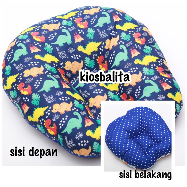 TEMPAT TIDUR BAYI KASUR BABY / KASUR BAYI SILIKON NYAMAN / NEWBORN BABY LOUNGER MOTIF LUCU