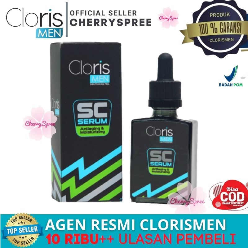 Clorismen Serum SC Serum Perawatan Jerawat Khusus Pria Cloris Serum Acne Jerawat Kulit Wajah Pria