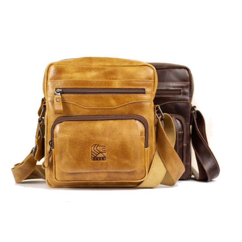 REVEN LEATHER - Tas Selempang Pria Kulit Asli Breaker Slingbag Kulit