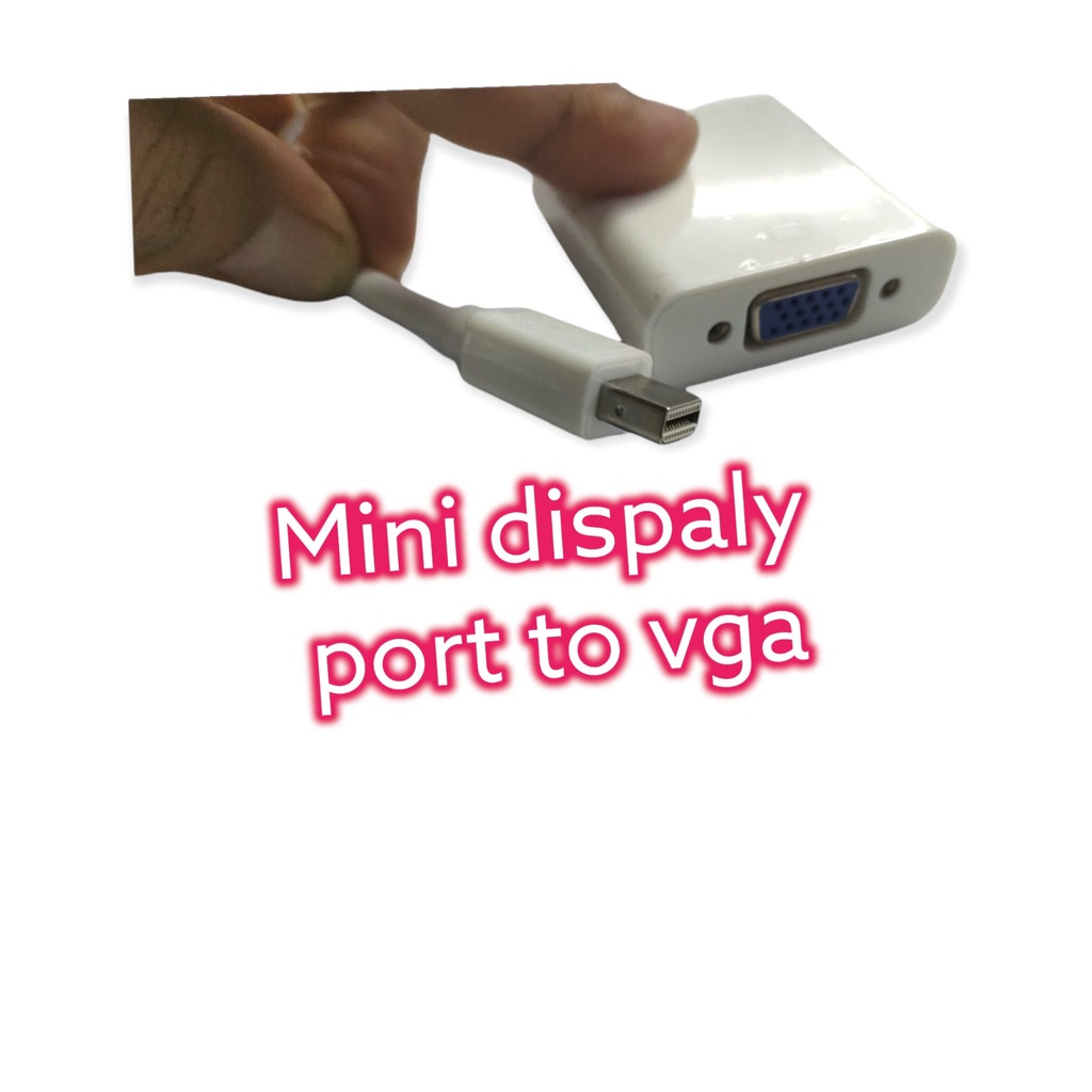 Mini Displayport / Thunderbolt to VGA Adapter