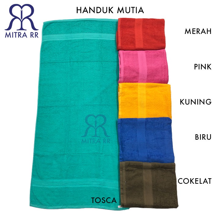 Handuk Mandi / Handuk Mutia Jumbo Ukuran 70x140 Handuk Hotel Termurah