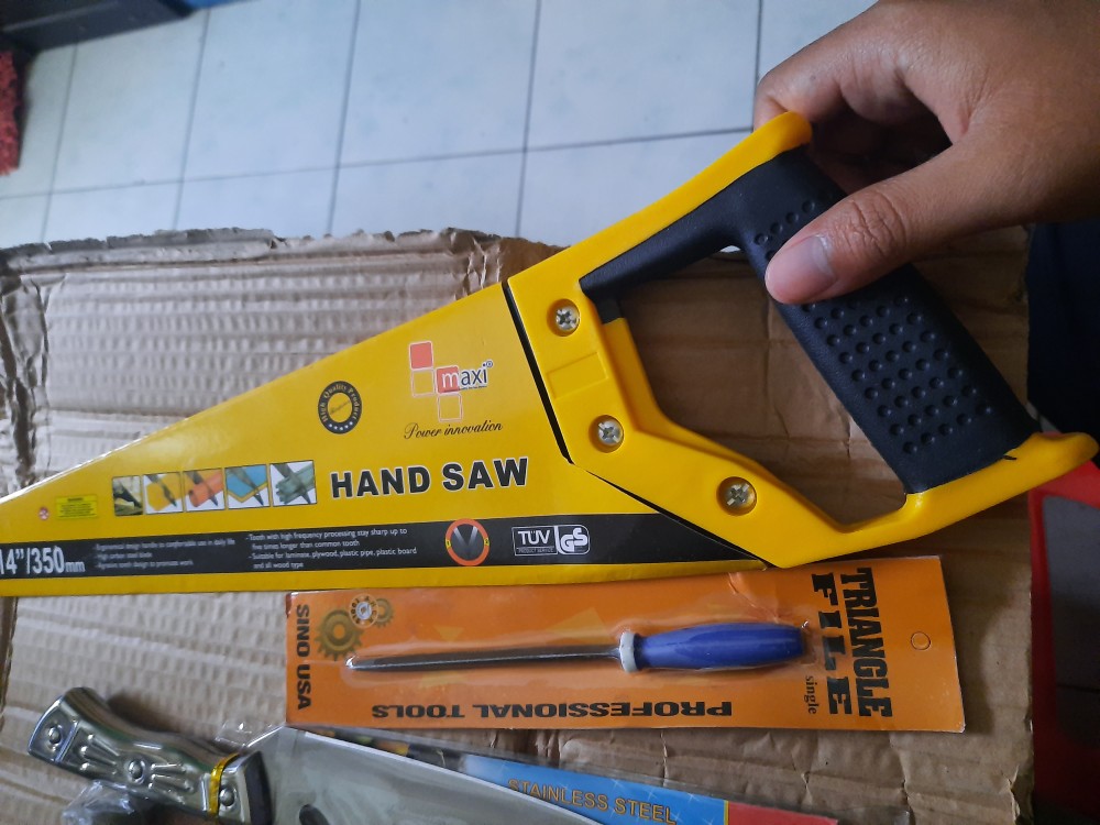 Gergaji Maxi + Kikir Pres