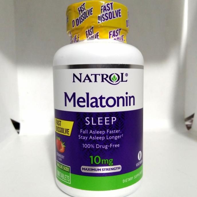 Natrol Melatonin 10mg maximum Strenght - fast dissolve 100 tablet