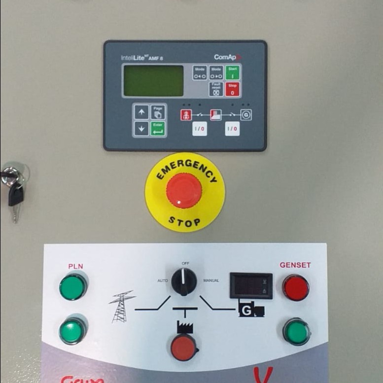 PANEL ATS AMF MCCB MOTORIZED SCHNEIDER 250A /165KVA