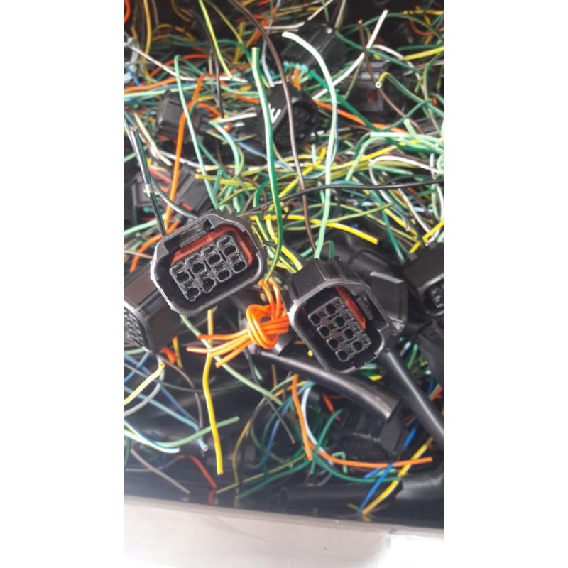 SOKET LAMPU DEPAN / HEADLAMP LED PIN 8 MOBIL HONDA / SUZUKI / MITSUBISHI / TOYOTA