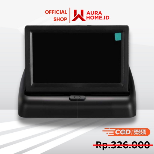Monitor Parkir Mobil Foldable Rear View TFT LCD 4.3 / Monitor LCD Kamera Camera Vidio Parkir Mundur 