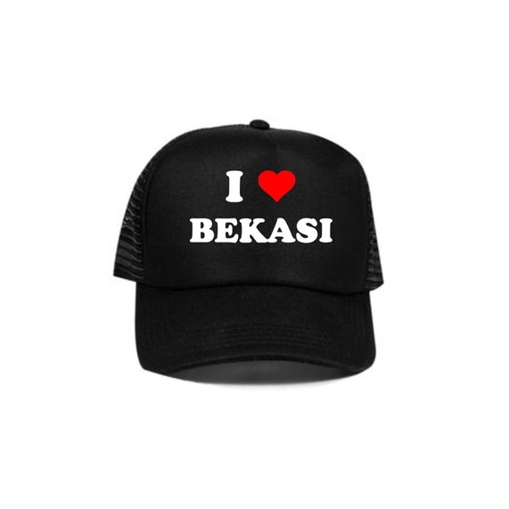 Topi Trucker I Love Bekasi