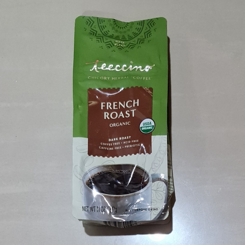 Kopi Teeccino Chirory Herbal Coffee French Roast Organic Dark Roast 312 Gram