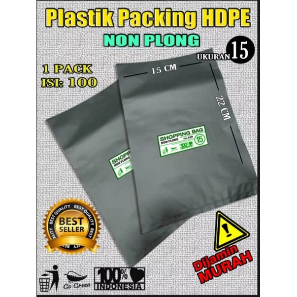 Jual Kantong Plastik Packingplastik Olshopplastik Plonghd Tanpa Plong 15x22 Shopee Indonesia 0845