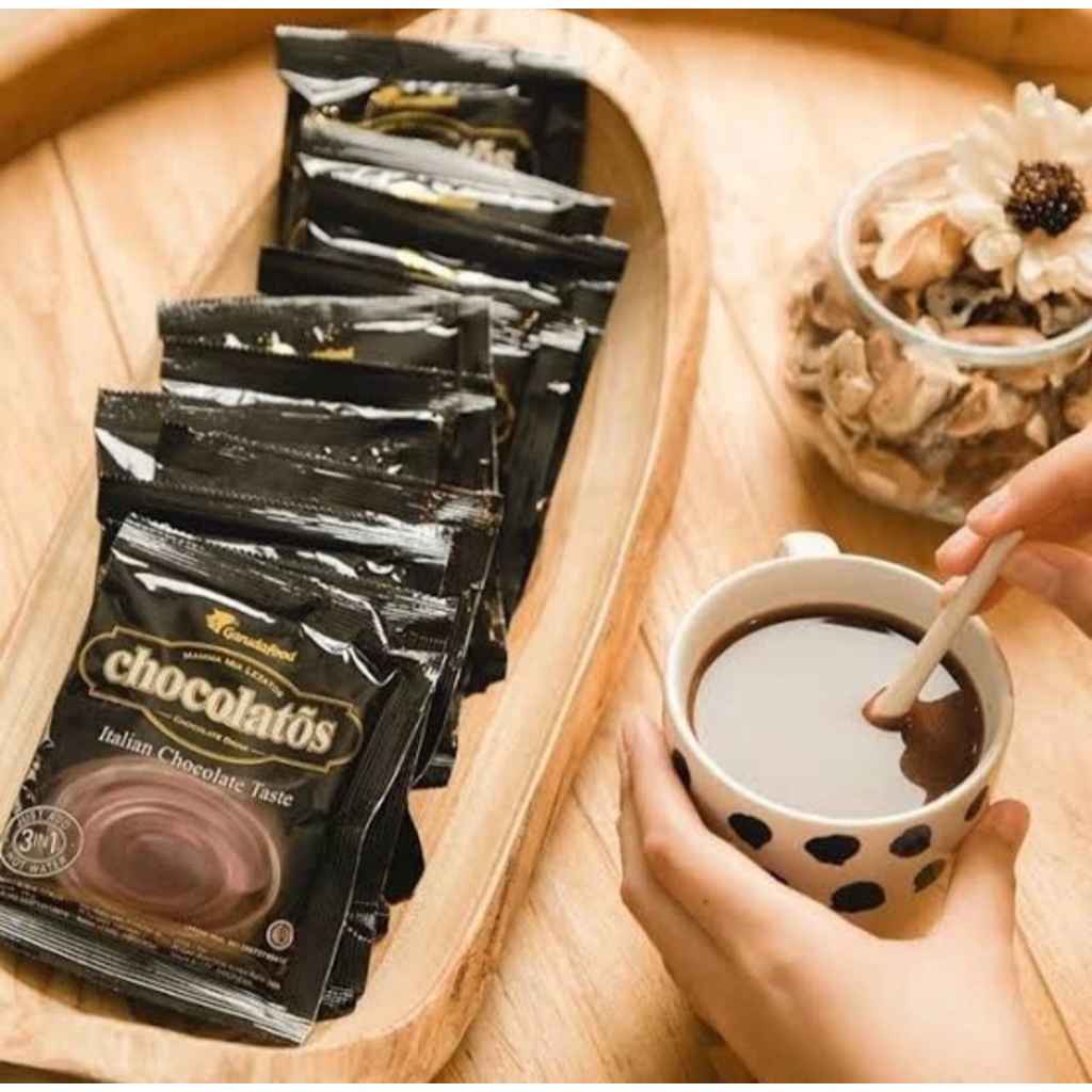 

Chocolatos Italian Chocolate Taste Minuman Coklat 3in1 Enak 10x28 gr