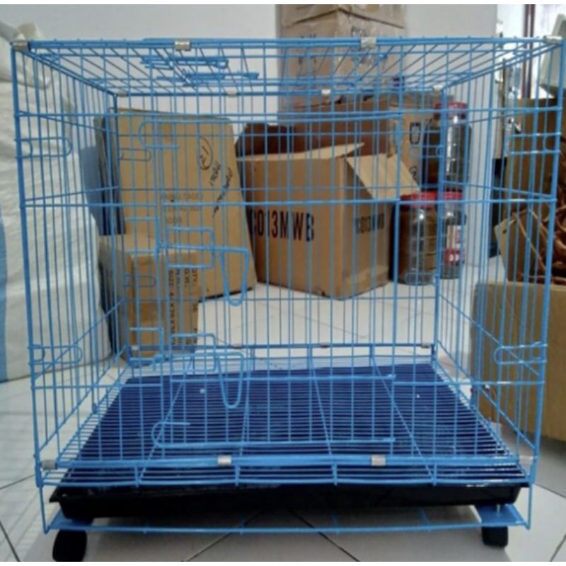 Kandang Dayang 03 Roda Kucing Anjing kandang Besar Besi