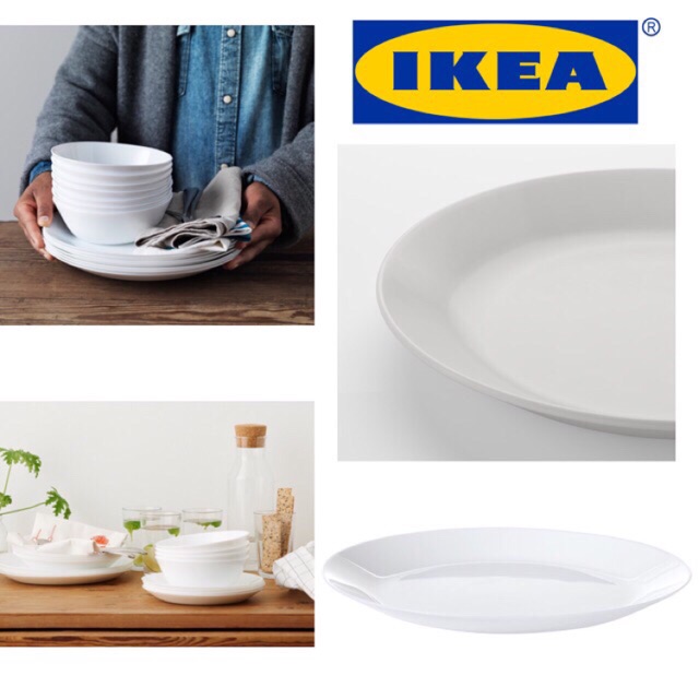 Piring keramik ikea import murah cantik promo