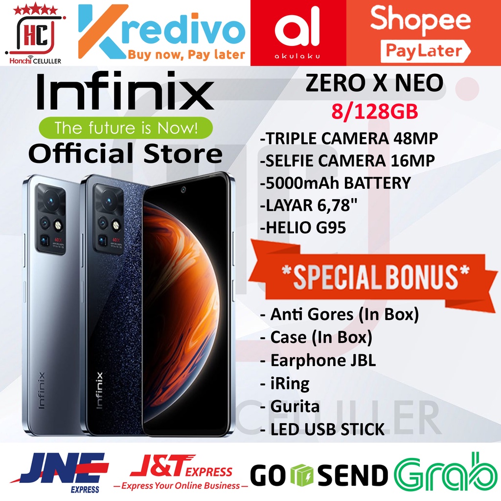 INFINIX ZERO X NEO RAM 8GB ROM 128GB 8/128GB GARANSI RESMI INFINIX INDONESIA