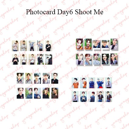 [READY / SET] DAY6 SHOOT ME DAYG PHOTOCARD FANMADE UNOFICIAL YANGPASHOP YOUNGK SUNGJIN WONPIL DOWOON